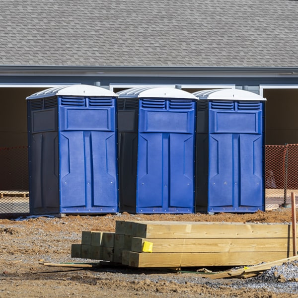 is there a specific order in which to place multiple porta potties in Philmont